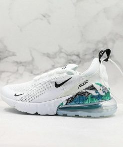 NIKE AIR MAX 270 SNEAKERS WHITE BLUE AR0499-104