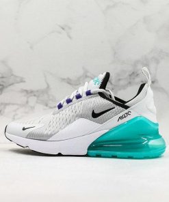 Womens Summer Nike Air Max 270 Sneakers Blue Grey White 943345-010