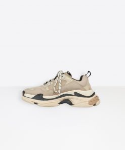 BALENCIAGA TRIPLE S TRAINERS VANILLE