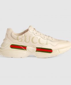 Gucci Rhyton Gucci logo leather sneaker