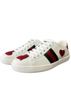 Gucci Ace Embroidered Hearts (Women's) OG0428205