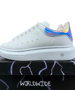 Alexander McQueen Oversized Sneaker ' Iridescent White' OG0429225
