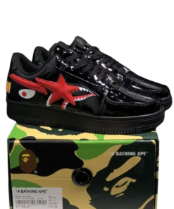 A Bathing Ape Bape Sta Low Black Shark OG0427156