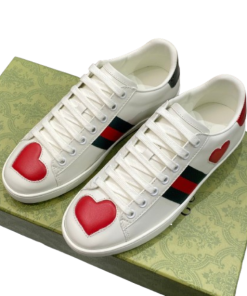 Gucci Ace Embroidered Hearts (Women's) OG0428205