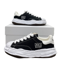 Maison Mihara Yasuhiro Blakey OG Sole Canvas Low Black No Logo OG0429228