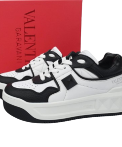 Valentino One Stud Low-Top White Purple Black OG0430256