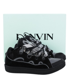 Lanvin Curb Sneaker Black Grey OG0424106