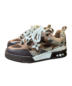 LOUIS VUITTON Skate Sneaker Brown Snakeskin OG0424116
