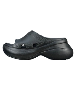 BALENCIAGA Pool Crocs Black OG0428196