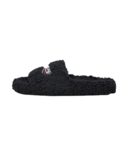 Balenciaga Furry Slides Black Label OG042386
