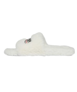 Balenciaga Furry Slides White OG042387