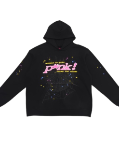 Sp5der PNK Hoodie Black OG051321
