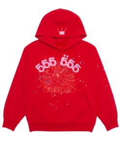PK Sp5der Worldwide Red 555 Hoodie OG0515