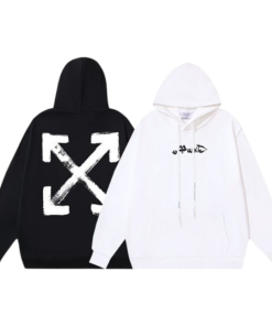 Off White Hoodie BlackWhite OG051567