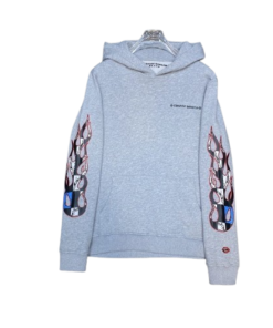 Chrome Hearts x Matty Boy Brain Hoodie Grey OG051572