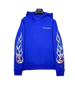 CHROME HEARTS Hoodie Blue OG051574