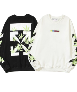OFF WHITE Sweatshirt white black OG051611