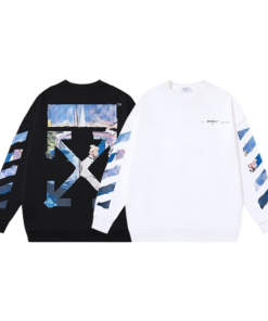 OFF WHITE Sweatshirt white&black OG051612