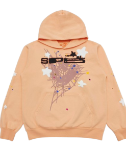 Sp5der SP5 Bellini Hoodie Belinni tangerine pink OG051685