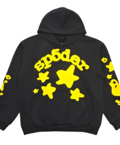 Sp5der Beluga Hoodie Onyx Yellow OG051687