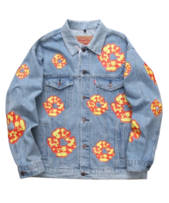 Denim Tears Washed Flame Denim Jacket Blue OG051802