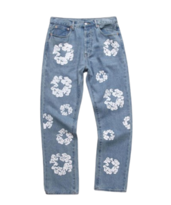 DENIM TEARS THE COTTON WREATH JEAN LIGHT WASH OG052201