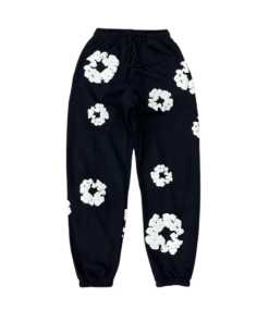 Denim Tears The Cotton Wreath Sweatpants Black OG052202