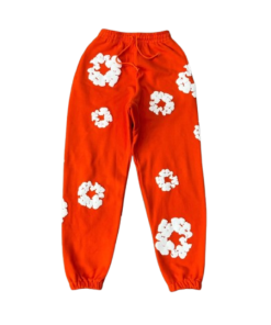 Denim Tears The Cotton Wreath Sweatpants Orange OG052210