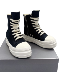 Rick Owens high top canvas shoes OG0525