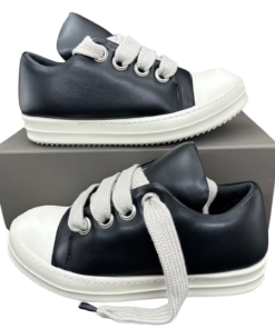 RICK OWENS Wide Lace Low Top Sneakers Fat Ding OG0526469