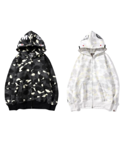 BAPE Hoodie BLACK & WHITE OG0515