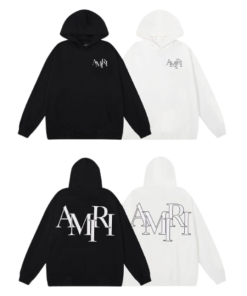 Amiri Hoodie Black and White OG0515