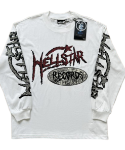 Hellstar Records Long Sleeve Tee White og051622