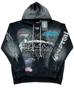 Hellstar Path to Paradise Hoodie Black OG051890