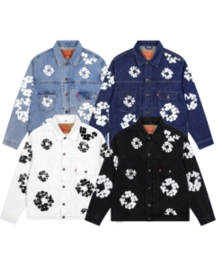 Denim Tears Type - 2 All Over Wreath Raw Jacket OG051803