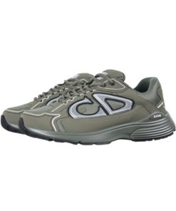 Dior Light Grey 'B30' Sneakers Olive Color OG0528
