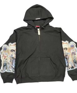 Supreme x Michael Jackson collaboration FW25 WEEK18 Dangerous Zip Up Hooded Sweatshirt black OG0729272