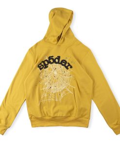 Sp5der Worldwide Classic Yellow Hoodie OG0725122