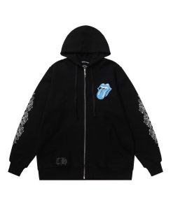 Chrome Hearts Hoodie Zip-Up Jacket Hoodie Black A OG0725137