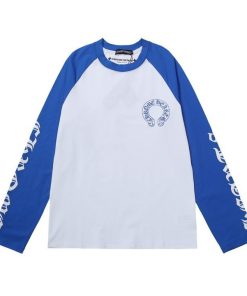 Chrome Hearts CH Baseball Shirt WhiteBlue OG0727153