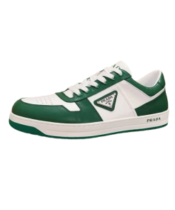 Prada Downtown Low Sneakers White Green OG0706643