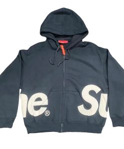 Sup 55ss Big Logo Zip UP Hooded navy blue OG0729246