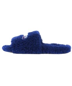 Balenciaga Furry Slides Blue OG0730922