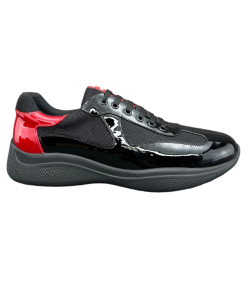 Prada America's Cup Patent Black Red Tail OG0706636