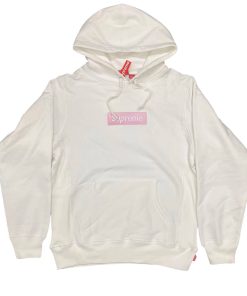 Supreme FW25 Box Logo Hooded Sweatshirt White Powder OG0729238