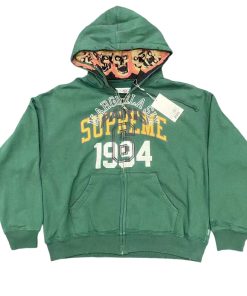 Sup × Mm6 Magira Co branded Hoodie green OG0729267