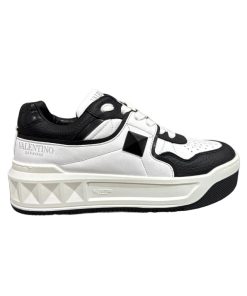 Valentino One Stud Low-Top White Purple Black OG0430256
