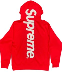 Supreme Satin Appliqué Hooded Sweatshirt red OG0729221