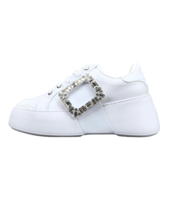 Roger Vivier White Silver Buckle OG0716783