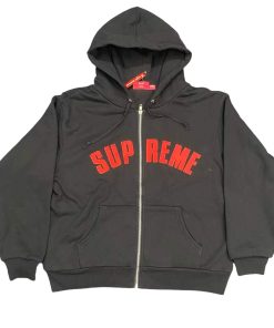 SUPREME 24FW ARC THERMAL LINED ZIP UP HOODED BLACK OG0729234